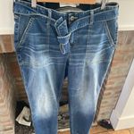 Torrid  Plus Size Jeans With Denim Belt size 14 Regular Straight Medium Wash Photo 3