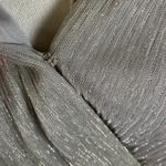 Vince Camuto Vince Camuto Champagne Metallic Dress Tiered Maxi Smocked Waist XS Photo 1