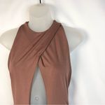 SheIn Purple Wrap Cut Out Bust Ruched Mini Dress XS Photo 2