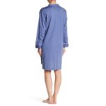 Natori NWT New Designer Womens S SleepShirt Cotton Blue White Supima Cotton Soft Photo 1