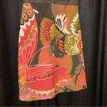 Trina Turk  Flamingo Secret Silk Linen Blend Butterfly Dress Size 2 Photo 11