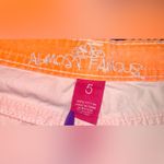 Almost Famous Y2K Orange LOW RISE Micro Mini Jean Shorts! Photo 1