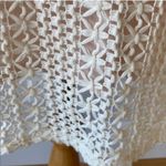 Free People  -white ivory cream crochet knit skirt Photo 5