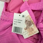 Jessica Simpson Tankini Top Size Small NWT Pretty in Pique Cross Back Pink Swim Photo 7