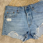 Levi's Levi’s 501 Women’s Original Shorts Denim High Rise in Sansome Straggler Size 29 Photo 3