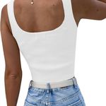 White rhinestone‎ crop top Size XS Photo 2