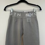 NVGTN  Womens Leggings Medium NWT Gray Compression Seamless Athletic Crop Photo 2