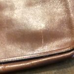 Vintage Brown Leather Retro Vintage Boho Clutch Purse Handbag Photo 5