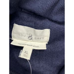Lou & grey Quarter Zip Pullover Sweatshirt Navy Blue Signature Soft Plush XL new Photo 4