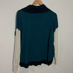 Talbots T by Cowl Neck ColorBlock Sweater Size X-Large Photo 2