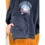 Brandy Melville Niagara Falls Canada Graphic Sweatshirt Navy Preppy Photo 3