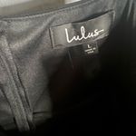 Lulus  black lace trim v neck sleeveless dress Photo 7
