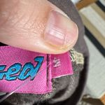 Edikted Sweatpants Women M Brown Exposed Stitching Flared Y2K Rope Tie Casual Photo 3