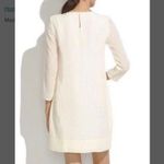 Madewell  Etude Long Sleeve‎ Silk Swiss Dot Dress Cream Small Above the Knee Photo 2