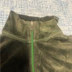 Juicy Couture Y2K Vintage Made in USA Forest Green Track Jacket Photo 5