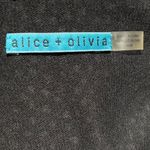 Alice + Olivia Womens studded Black Long Sleeve Mini Dress With Silk Skirt M Photo 5