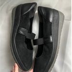 Vionic  Mary Jane Suede Black Wedge Shoes 9.5 Ballet Twee Work Cottage Classic Photo 3