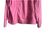 Denim & Co Women Jean Jacket L Pink Long Sleeve Feminine Denim Western Cowgirl Photo 4