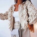 Goodnight Macaroon Pom Pom open front cardigan Photo 1