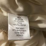 New Ruched plunge midi dress white Photo 9