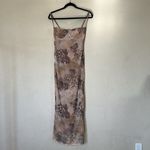 House Of CB  L A-C‎ 'Aiza' Cream Floral Print Maxi Dress NWOT Photo 2