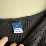 Old Navy  Black Ribbed Crop Top Cotton Size XL Photo 1