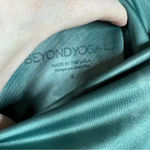 Beyond Yoga  Green Watercolor‎ High Rise Satin Leggings Photo 1