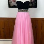 Pretty Vintage Y2K Essense of Australia Prom Gown! Black Size 8 Photo 0