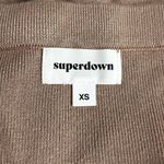 superdown  Beige & White Bonnie Varsity Mini Skirt Size XS Photo 3