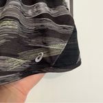 ASICS NEW NWT  Lite-Show Short Black Lime Green Striped 2.5" Inseam Active Shorts Photo 9