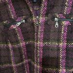 Chadwick's  Purple Plaid Women's Top Photo 2