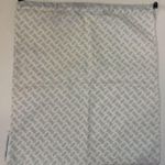 Diane Von Furstenberg  White and Gray Patterned Dust Bag‎ Size 16.5”x15” Photo 0