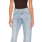 AGOLDE NWT  Denim Mia Jean‎ Mid Rise Straight Light Wash Jeans Sz 25 Photo 0