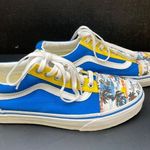 Vans  Unisex Blue Yellow Tropical Skater Shoes Size Wide 7.5M 9W SKU 6326 Photo 2