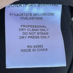 Jonathan Simkhai high waist straight leg pants size 2 Black Photo 6