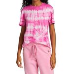 Derek Lam  10 Crosby Teddie T-Shirt in Tie Dye Pink Small Womens Tee Top Photo 8