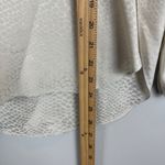 Rebecca Taylor  Top Women's 0 White Animal Silk Blend Keyhole Neck‎ Classic Work Photo 6