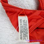 New! Set! Zulu‎ & Zephyr Free People Tie Curve Brief Bikini, size 10 Orange Photo 15