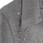 Pride Joy 14W Black Denim Silver Sparkle Top Plus Photo 6