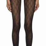 Gucci Brand New Authentic Supremelis GG Logo Black Tights Medium M Photo 0