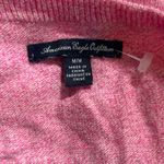 American Eagle Mixed Stitch Pink Off Shoulder Scoop Neck Sweater Medium Photo 8