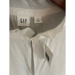 Gap The  Flutter Sleeve Split Neck Top Size Small S  DAINTY MINIMALIST Photo 2