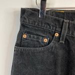 Levi's Vintage 512 Slim Fit Tapered Leg Black High Waist Cotton Denim jeans 16 32 Photo 34