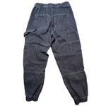 ALLSAINTS Mila Jean Cargo Pants Black Denim Jogger Womens Size 6 Millitary Chore Photo 1