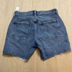 Old Navy High-Rise Straight Denim Shorts Zip Up Cut Off Distressed Size 0 New Photo 4