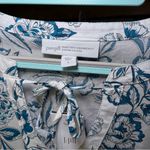 J Jill Pure‎ Jill Organic Cotton Saffron Midi Dress Long Sleeve Blue White Size L Photo 2