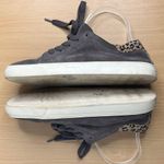 Lucky Brand Women's Gray Leopard Lucia Suede Lace Up Sneakers Sie 8.5 Photo 1