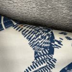 Coldwater Creek Blazer Womens 2X Blue White Linen Blend Minimalist Career Photo 6