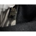 Dana Buchman Charcoal Gray Wool Blend Coat Silver Embroidered Branches M Photo 5