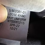 Gap NWT Navy Blue Loose Khakis With Washwell Straight Leg Trouser Relaxed 4 New Photo 11